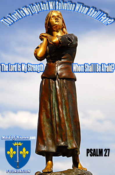 St. Joan of Arc Statue Lord is My Light 